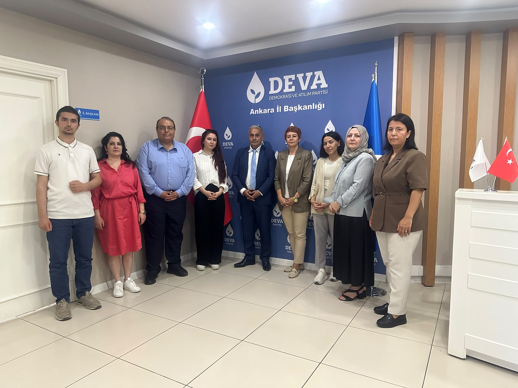 KIZILELMA PLATFORMU VE PAYDAŞLARI DEVA PARTİSİ ANKARA İL BAŞKANLIĞI’NDA