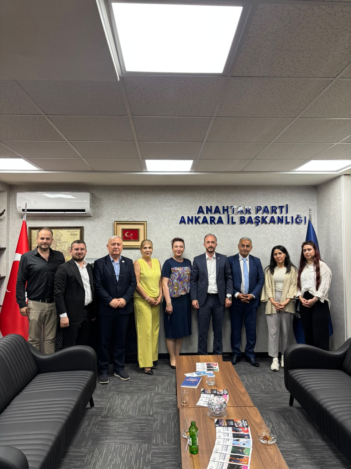 KIZILELMA PLATFORMU VE PAYDAŞLARINDAN ANAHTAR PARTİ ANKARA İL BAŞKANI’NA ZİYARET